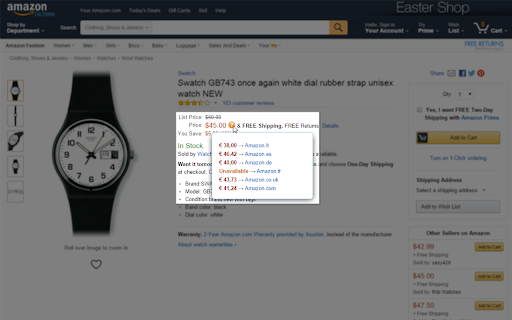 Amazon Price Compare screenshot