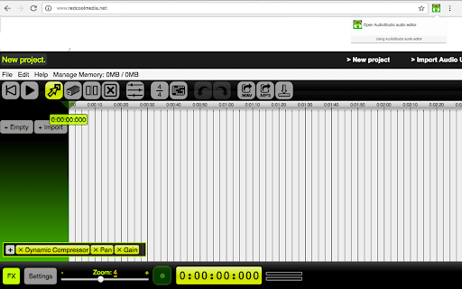Audio editor & music editor AudioStudio screenshot