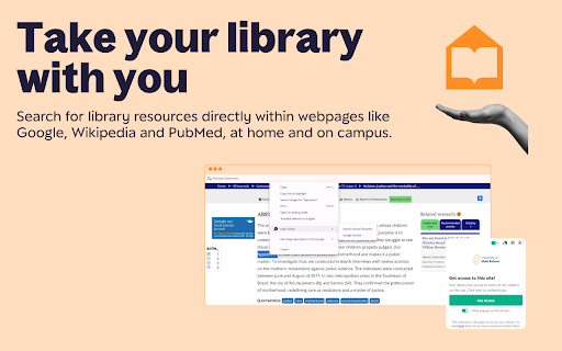 Lean Library screenshot