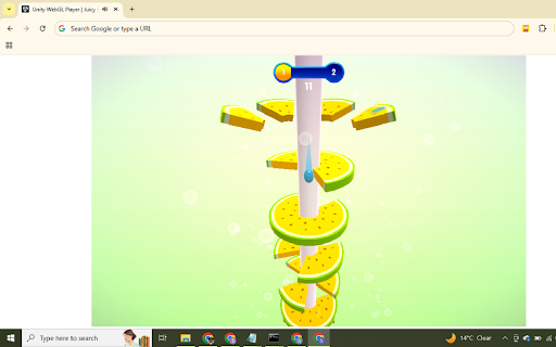 Helix Jump Fruit Game – Arcade Ball Challenge screenshot