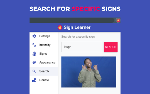 Sign Learner screenshot
