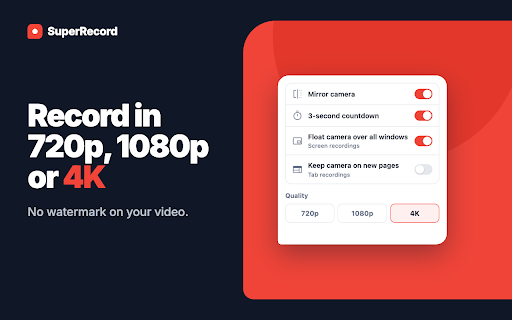SuperRecord – Screen Recorder with Camera screenshot