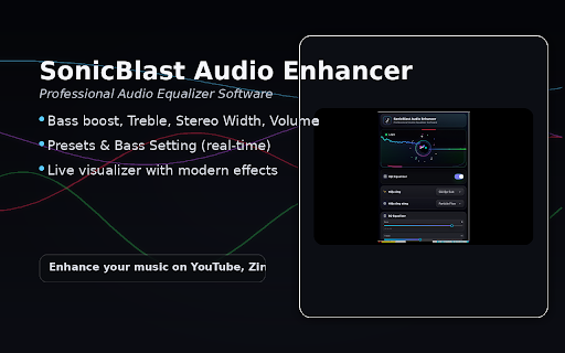 SonicBlast Audio Enhancer screenshot