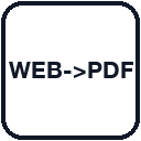 Save any website to PDF icon