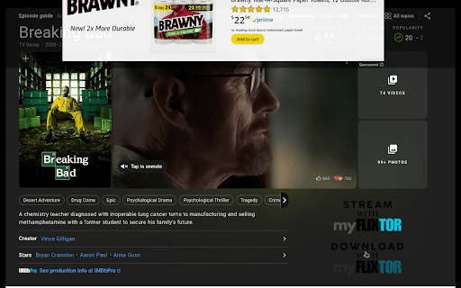 MyFlixTor | Movies Streaming & Download App screenshot