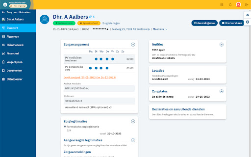 Aanmeldgemak - Easyzorg screenshot