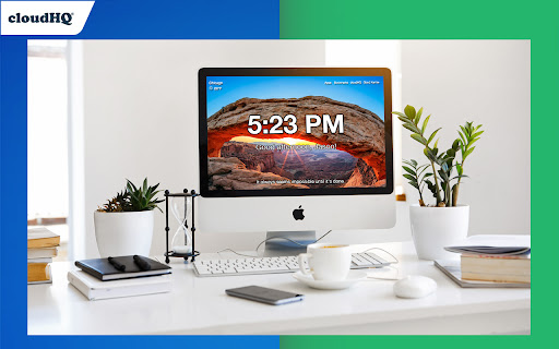 Good Morning - New Tab by cloudHQ screenshot