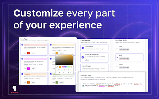 Proofly - Private AI Writing, Proofreading & Grammar Assistant screenshot