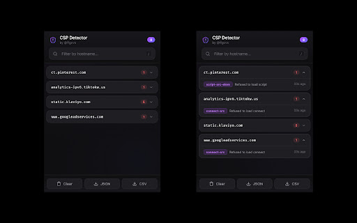 CSP Detector by @ffgcvs screenshot