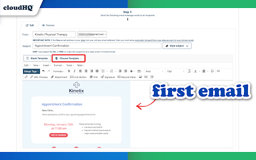 Auto Follow Up for Gmail™ by cloudHQ screenshot