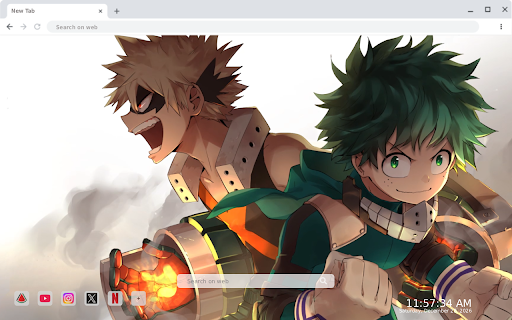 Deku vs Bakugo Live Wallpaper screenshot