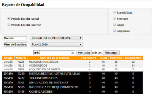 MODS SAES screenshot