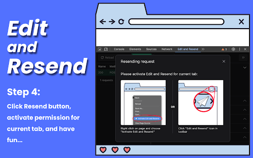 [Experiment] Edit and Resend: Ajax Request Debugger in Chrome DevTools screenshot