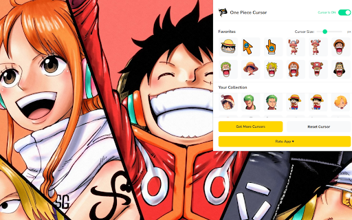 One Piece Cursor ★ Custom Cursor for Chrome™ screenshot