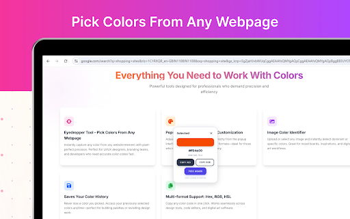 Color Picker & Eyedropper – GoPickColors screenshot