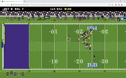 Retro Bowl Unblocked Game screenshot