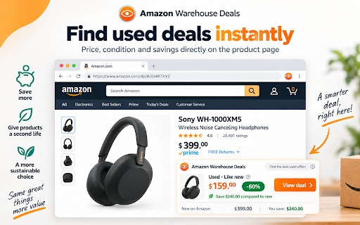 Amazon Warehouse Deals screenshot