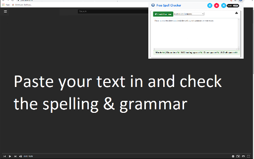 Free Spell Checker for Google Chrome™ screenshot