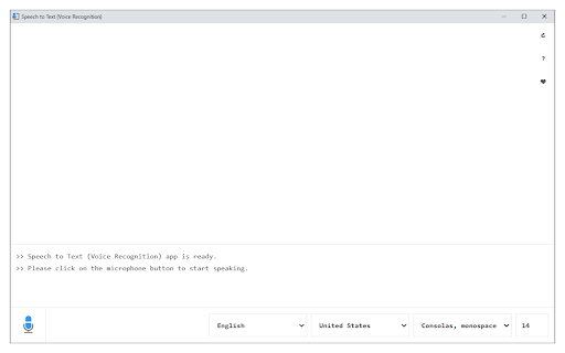 Speech to Text (Voice Recognition) screenshot