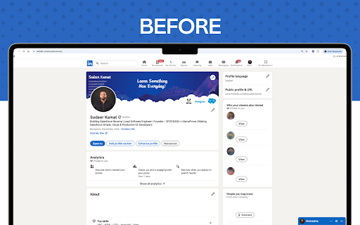 LinkedIn+ screenshot