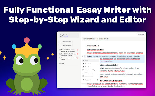 AI Essay Generator screenshot