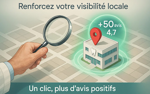 Expérience patient et collecte avis Google pour WeClever Dental screenshot