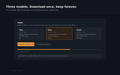 LocalDictate — Private Offline Voice Typing screenshot