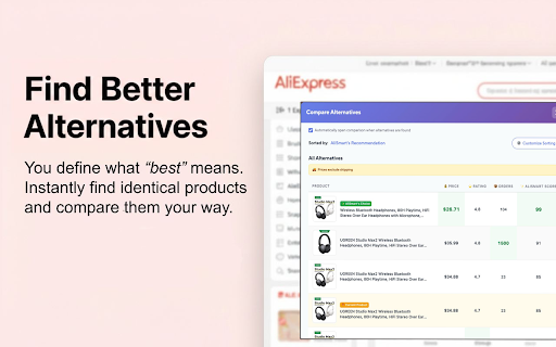 AliSmart: AliExpress AI Finder, Tracker & Coupons screenshot