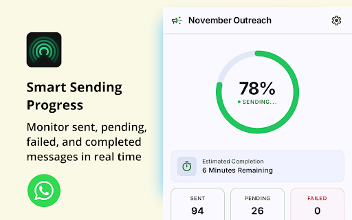 ChatReach: WhatsApp Bulk Message Sender screenshot