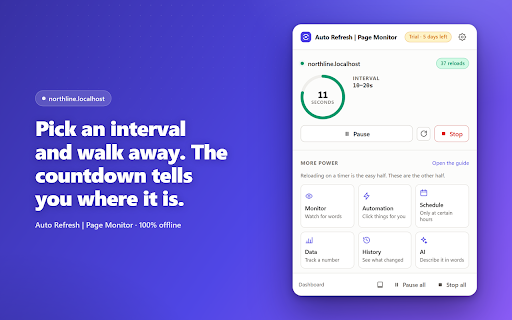 Auto Refresh | Page Monitor screenshot