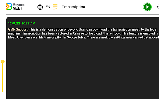 Beyond Meet for Google Meet screenshot