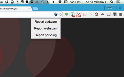 Report Webpages screenshot