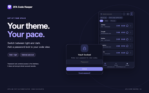 Two-Factor CAPTCHA - TOTP Authentication Tool screenshot