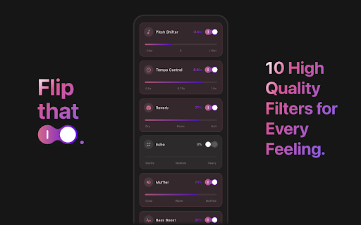 RORA - Audio Filter, Equalizer & Enhancer screenshot