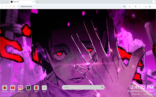 Yuta Okkotsu Curse Spirit Live Wallpaper screenshot