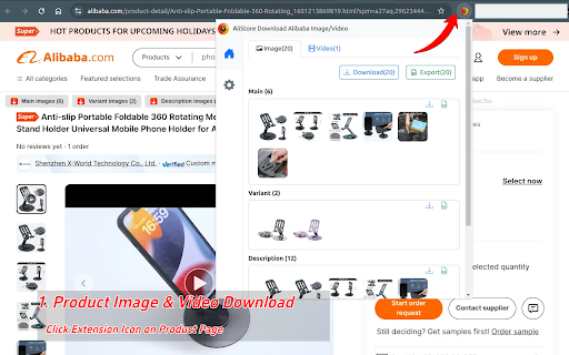 AliStore-download image & video of alibaba screenshot