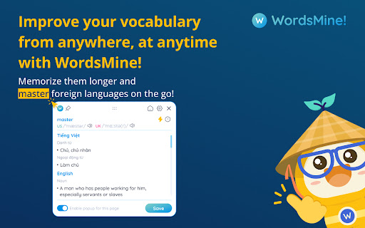 WordsMine! Your one-stop solution for vocabulary screenshot