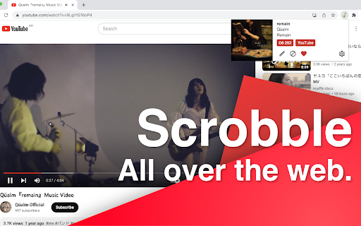 Web Scrobbler screenshot