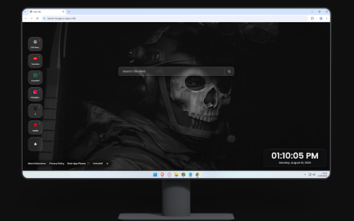 Ghost Call Of Duty Modern Warfare II Live Wallpaper screenshot