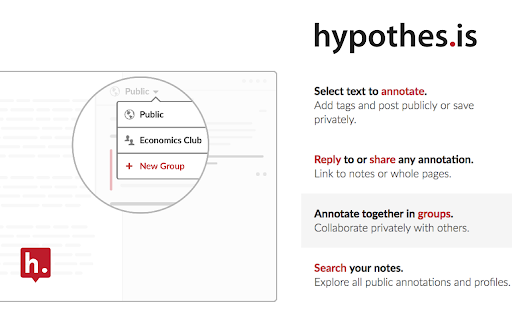 Hypothesis - Web & PDF Annotation screenshot