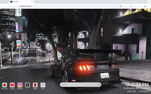 Ford Mustang GT GTA 5 Live Wallpaper screenshot