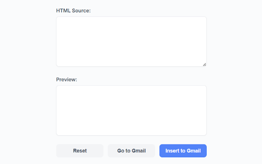 HTML Email Inserter for Gmail screenshot