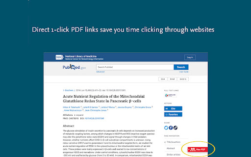 Mendeley Web Importer screenshot
