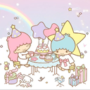 Little Twin Stars Happy Birthday Live Wallpaper icon