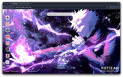 Satoru Gojo: Jujutsu Sorcerer Live Wallpaper screenshot