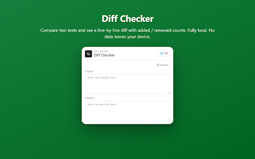 Diff Checker screenshot