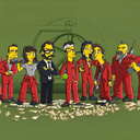 La Casa de Papel Simpson Style Live Wallpaper icon