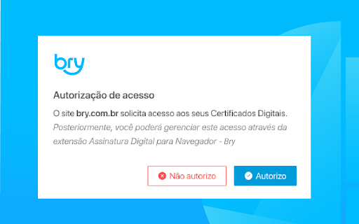 Assinatura Digital no Navegador screenshot