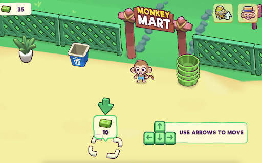 Monkey Mart Game screenshot