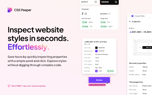 CSS Peeper screenshot